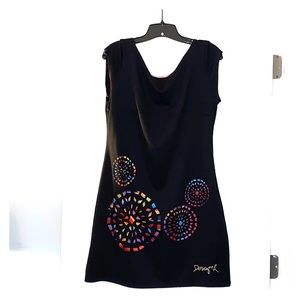 Desigual Little Black Dress with a Punch